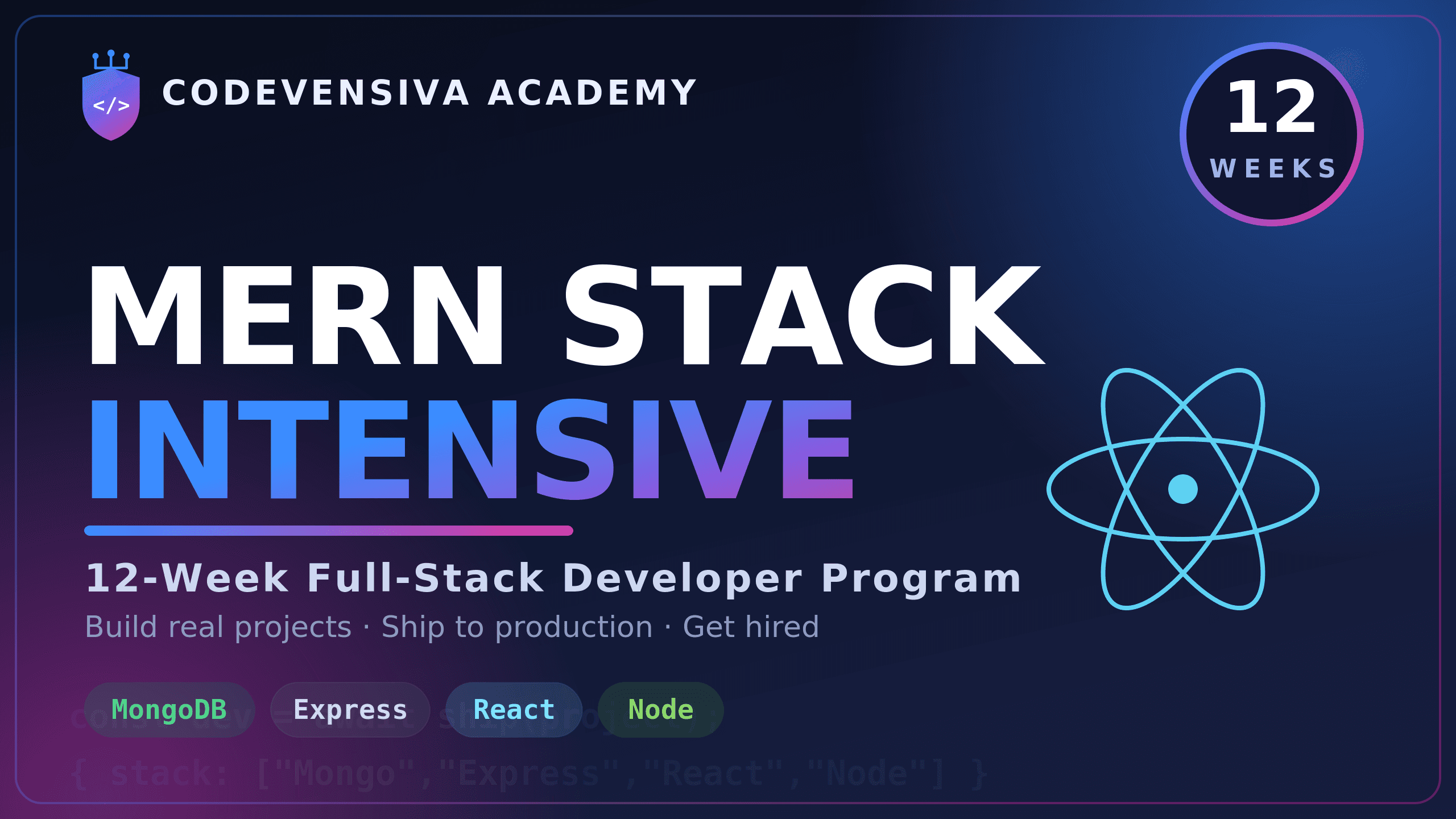 The MERN Stack Intensive with AI-Assisted Development